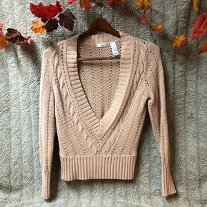 🔴 Low Cut, V-Neck Sweater ✨